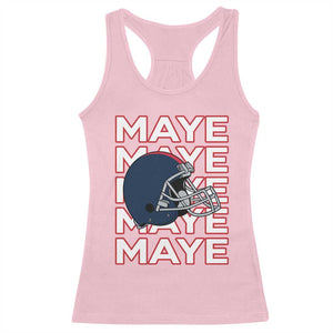 Maye Lover Racerback Tank Top NE Quarterback Fan Gift TS12 Light Pink Print Your Wear