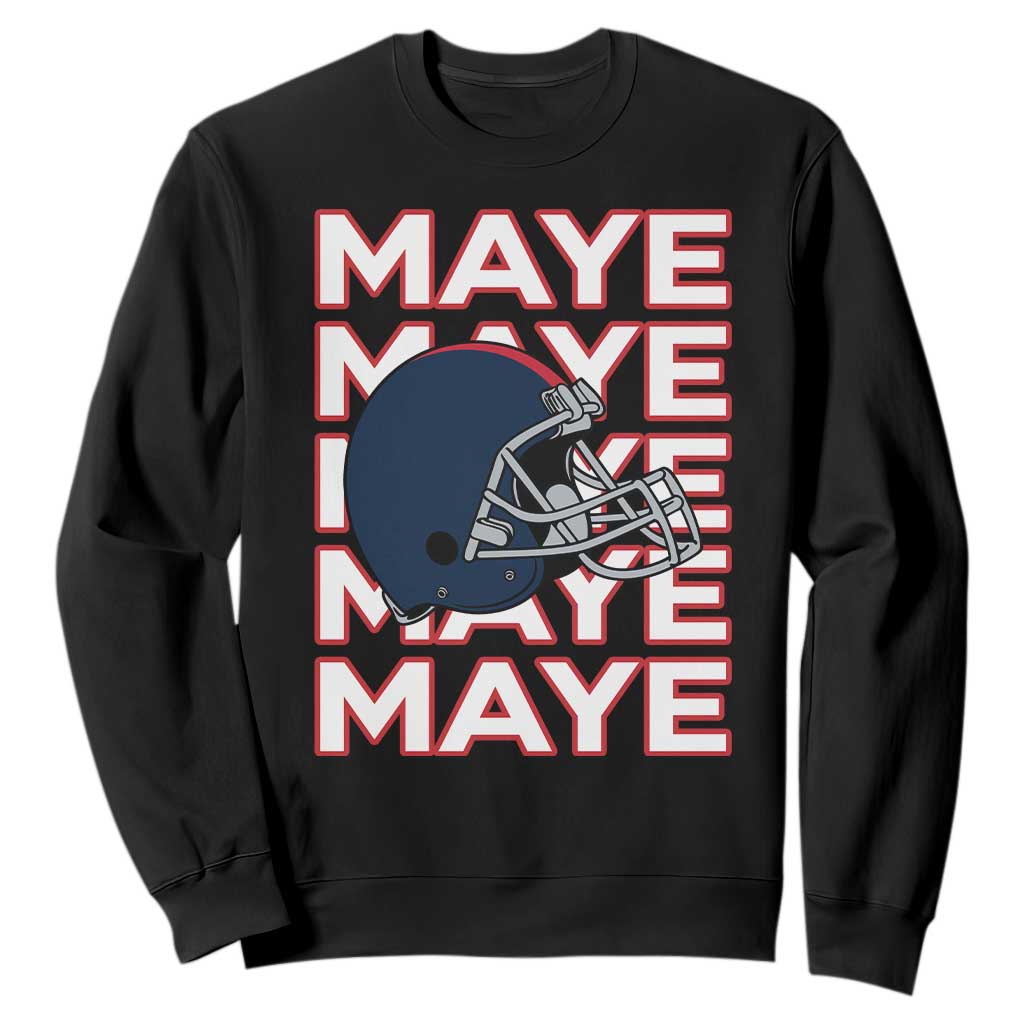 Maye Lover Sweatshirt NE Quarterback Fan Gift TS12 Black Print Your Wear