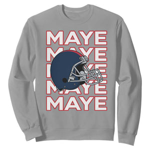 Maye Lover Sweatshirt NE Quarterback Fan Gift TS12 Sport Gray Print Your Wear