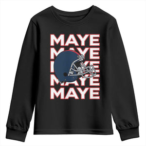 Maye Lover Youth Sweatshirt NE Quarterback Fan Gift TS12 Black Print Your Wear