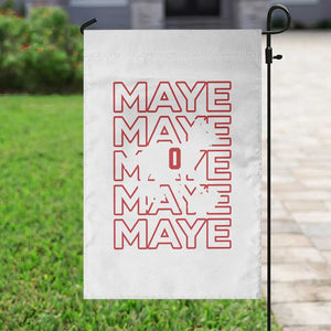 The GOAT Maye Garden Flag NE Quarterback Fan Gift TS12 Print Your Wear