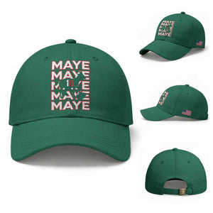The GOAT Maye Baseball Cap NE Quarterback Fan Gift TS12 Baseball Cap Universal Fit Irish Green Print Your Wear