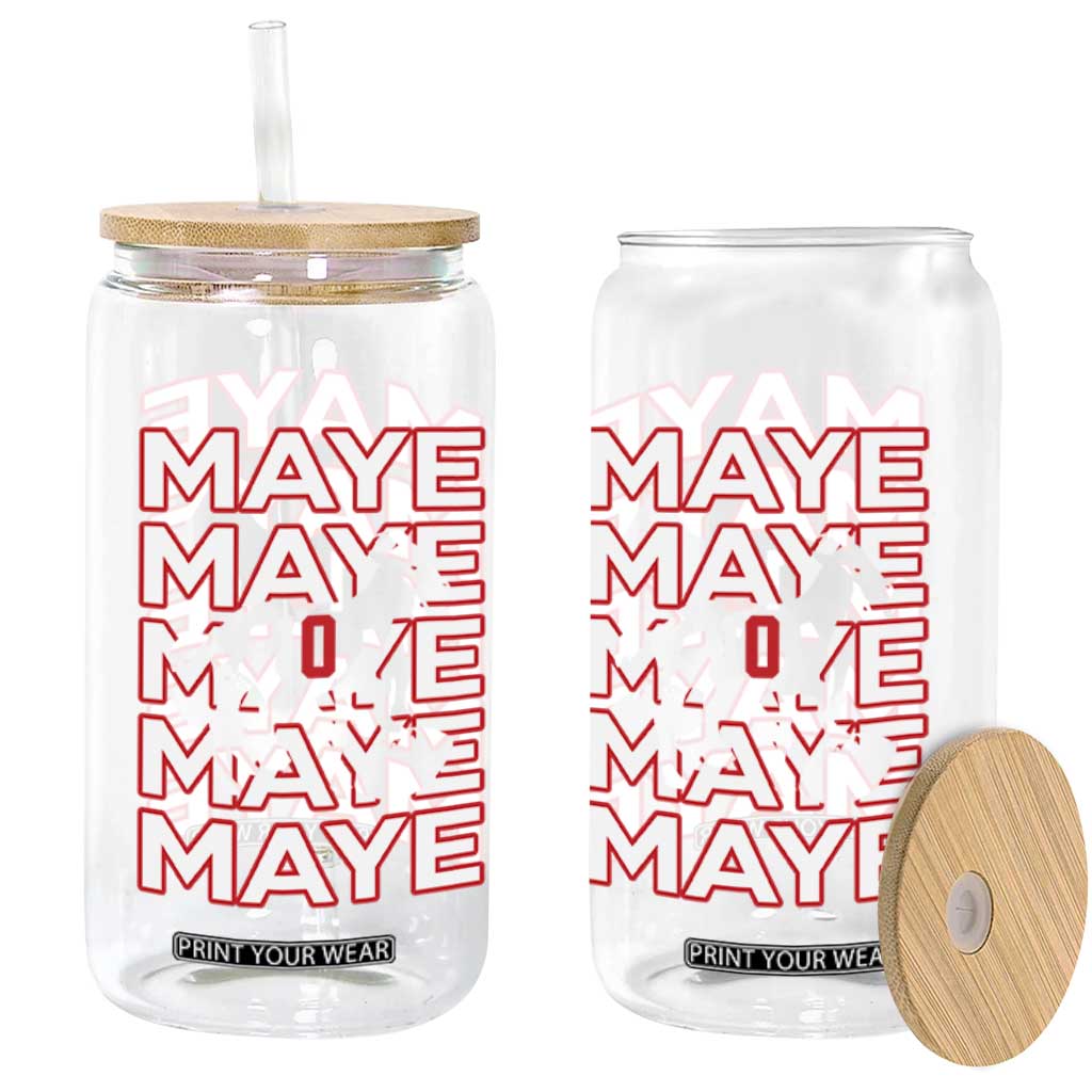 The GOAT Maye Glass Can NE Quarterback Fan Gift TS12 Print Your Wear