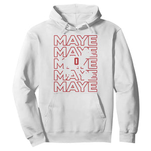 The GOAT Maye Hoodie NE Quarterback Fan Gift TS12 White Print Your Wear