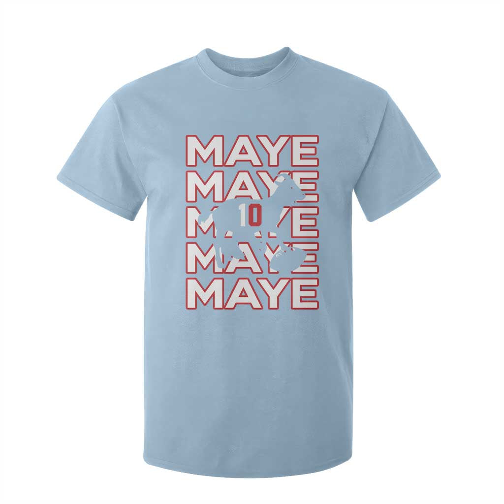 The GOAT Maye T Shirt For Kid NE Quarterback Fan Gift TS12 Light Blue Print Your Wear