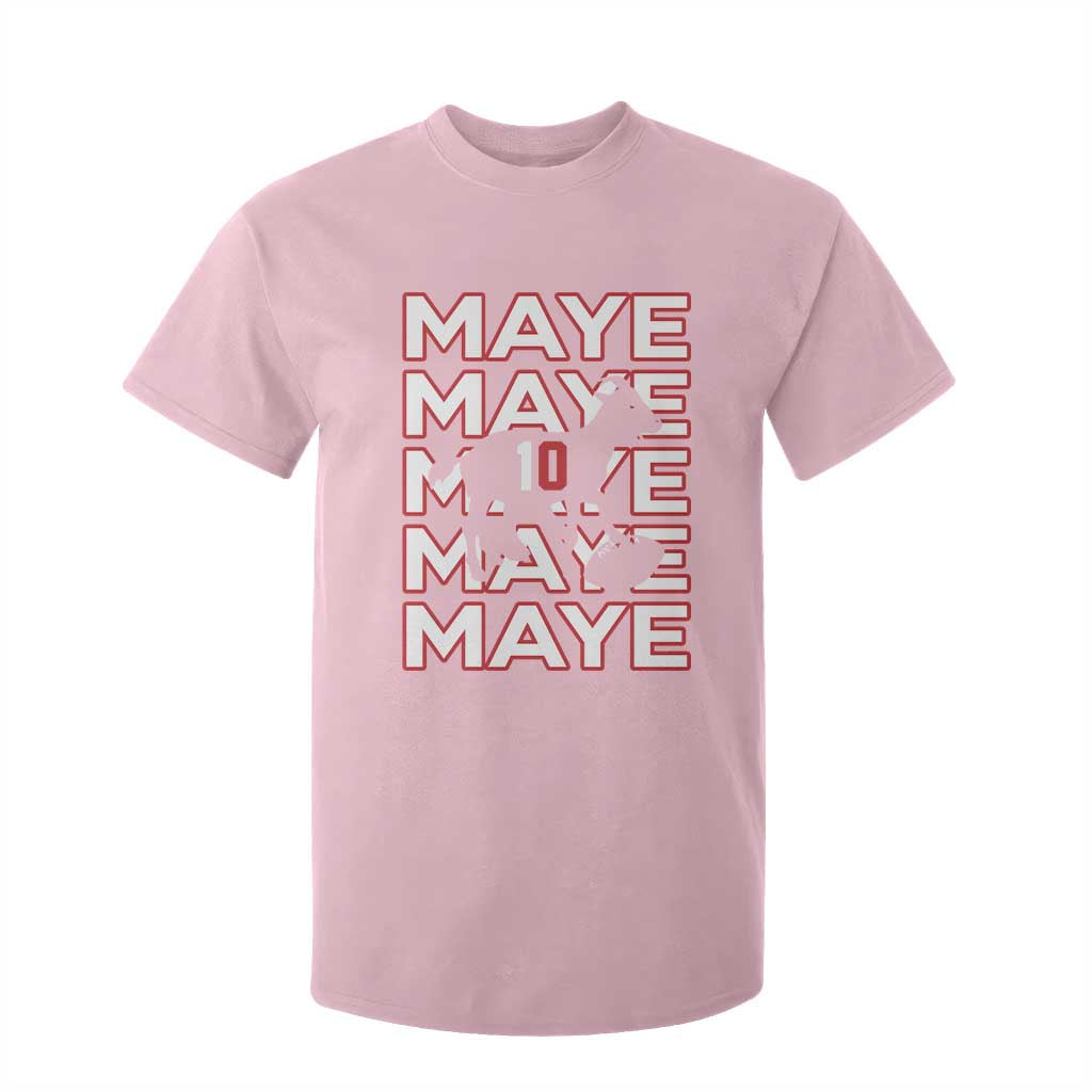 The GOAT Maye T Shirt For Kid NE Quarterback Fan Gift TS12 Light Pink Print Your Wear