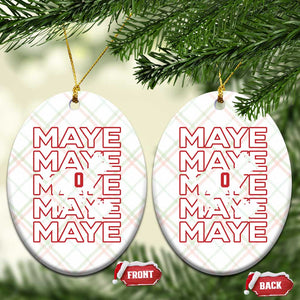 The GOAT Maye Ceramic Ornament NE Quarterback Fan Gift TS12 Print Your Wear