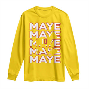 The GOAT Maye Long Sleeve Shirt NE Quarterback Fan Gift TS12 Daisy Print Your Wear