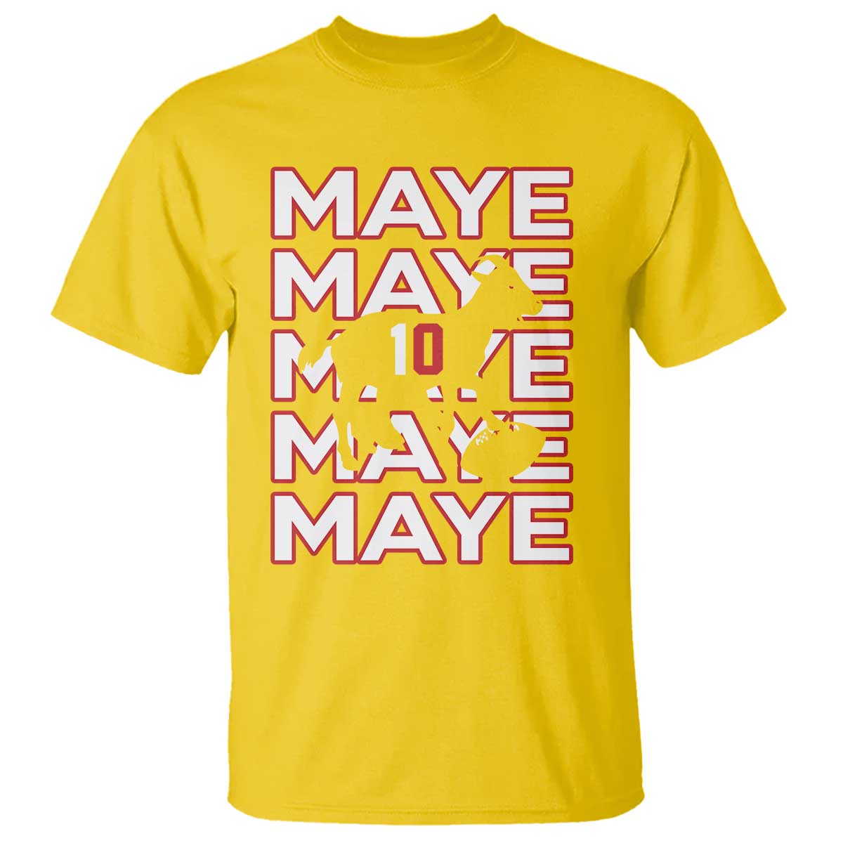 The GOAT Maye T Shirt NE Quarterback Fan Gift TS12 Daisy Print Your Wear