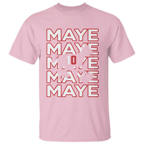 The GOAT Maye T Shirt NE Quarterback Fan Gift TS12 Light Pink Print Your Wear