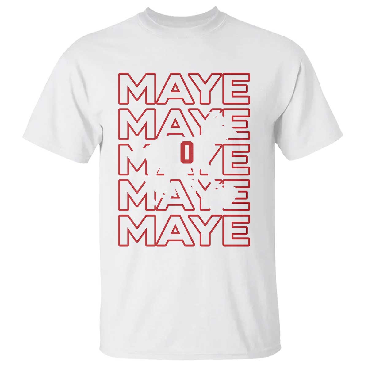 The GOAT Maye T Shirt NE Quarterback Fan Gift TS12 White Print Your Wear