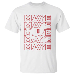 The GOAT Maye T Shirt NE Quarterback Fan Gift TS12 White Print Your Wear