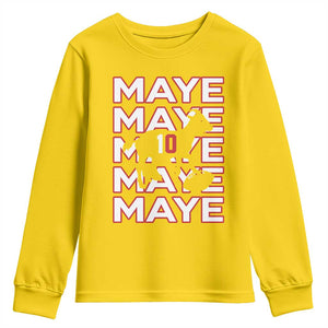 The GOAT Maye Youth Sweatshirt NE Quarterback Fan Gift TS12 Daisy Print Your Wear