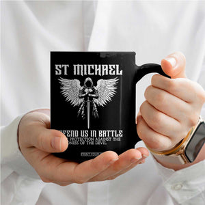 Saint Michael Defend Us In Battle Coffee Mug Christian Faith Gift TS12 Print Your Wear
