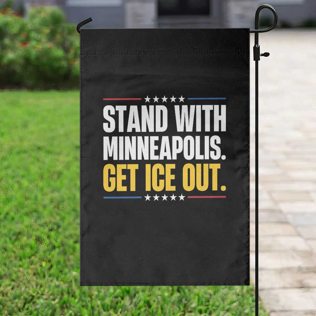 Stand With Minneapolis Garden Flag Minnesota Community Support Gift TS12 Print Your Wear