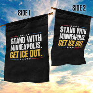 Stand With Minneapolis Garden Flag Minnesota Community Support Gift TS12 Print Your Wear