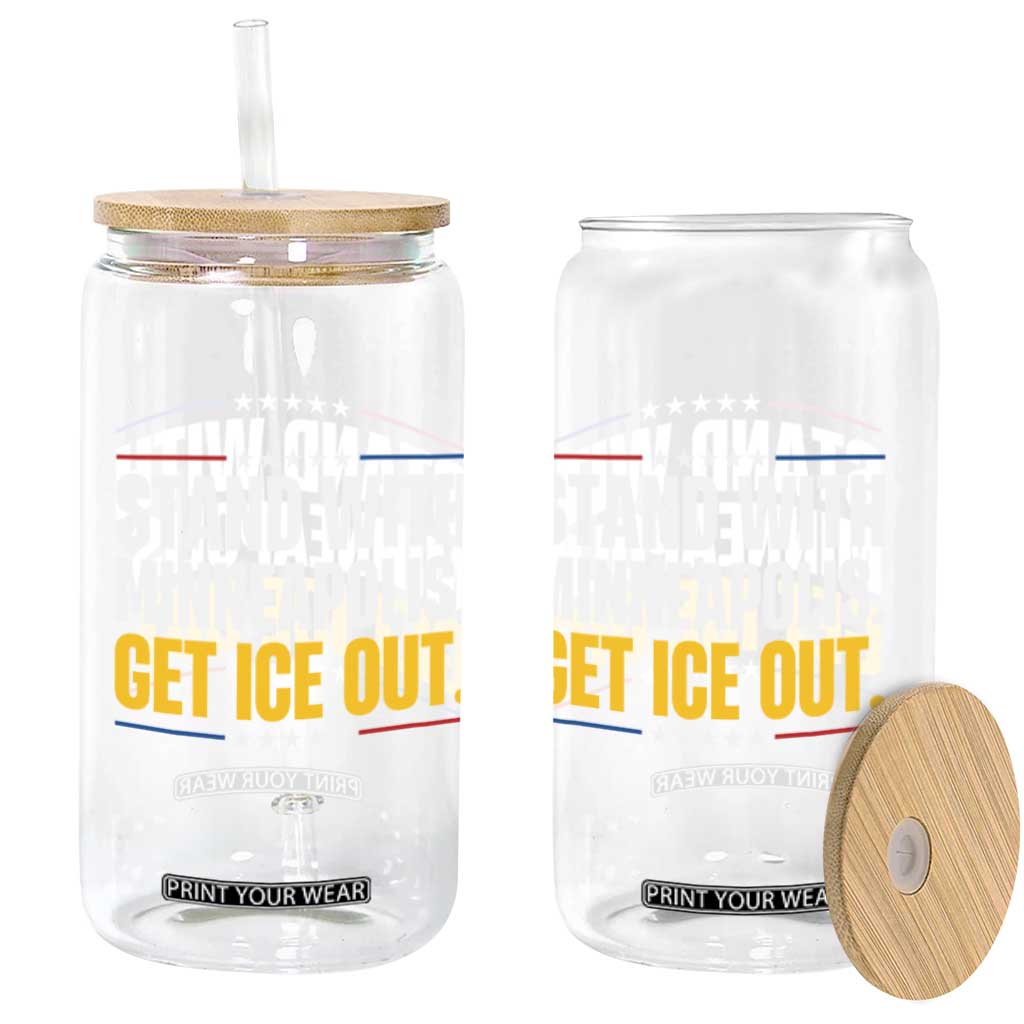 Stand With Minneapolis Glass Can Minnesota Community Support Gift TS12 Print Your Wear