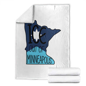 Ice Out Of Minneapolis Throw Blanket Minnesota Community Support Gift TS12 White Print Your Wear