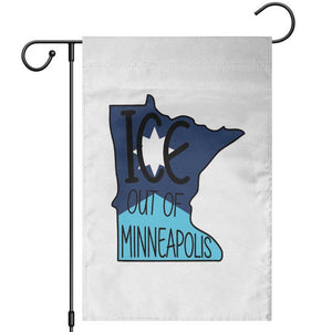 Ice Out Of Minneapolis Garden Flag Minnesota Community Support Gift TS12 White Print Your Wear