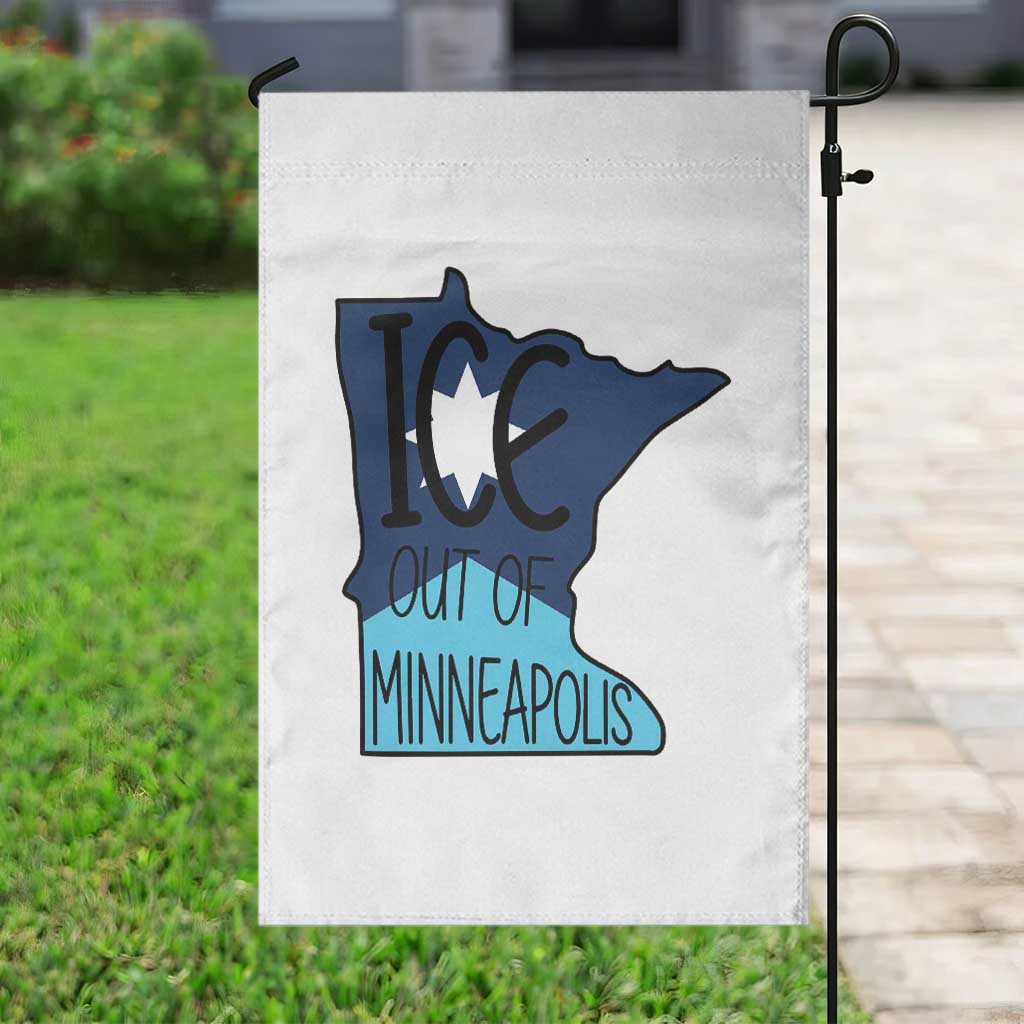 Ice Out Of Minneapolis Garden Flag Minnesota Community Support Gift TS12 Print Your Wear