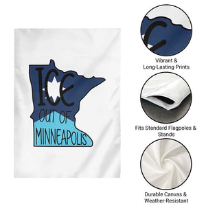 Ice Out Of Minneapolis Garden Flag Minnesota Community Support Gift TS12 Print Your Wear