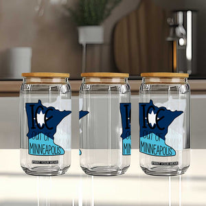 Ice Out Of Minneapolis Glass Can Minnesota Community Support Gift TS12 Print Your Wear