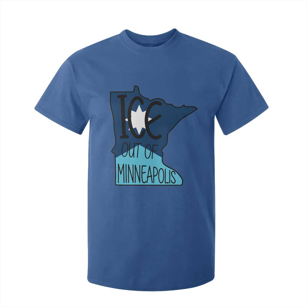 Ice Out Of Minneapolis T Shirt For Kid Minnesota Community Support Gift TS12 Royal Blue Print Your Wear