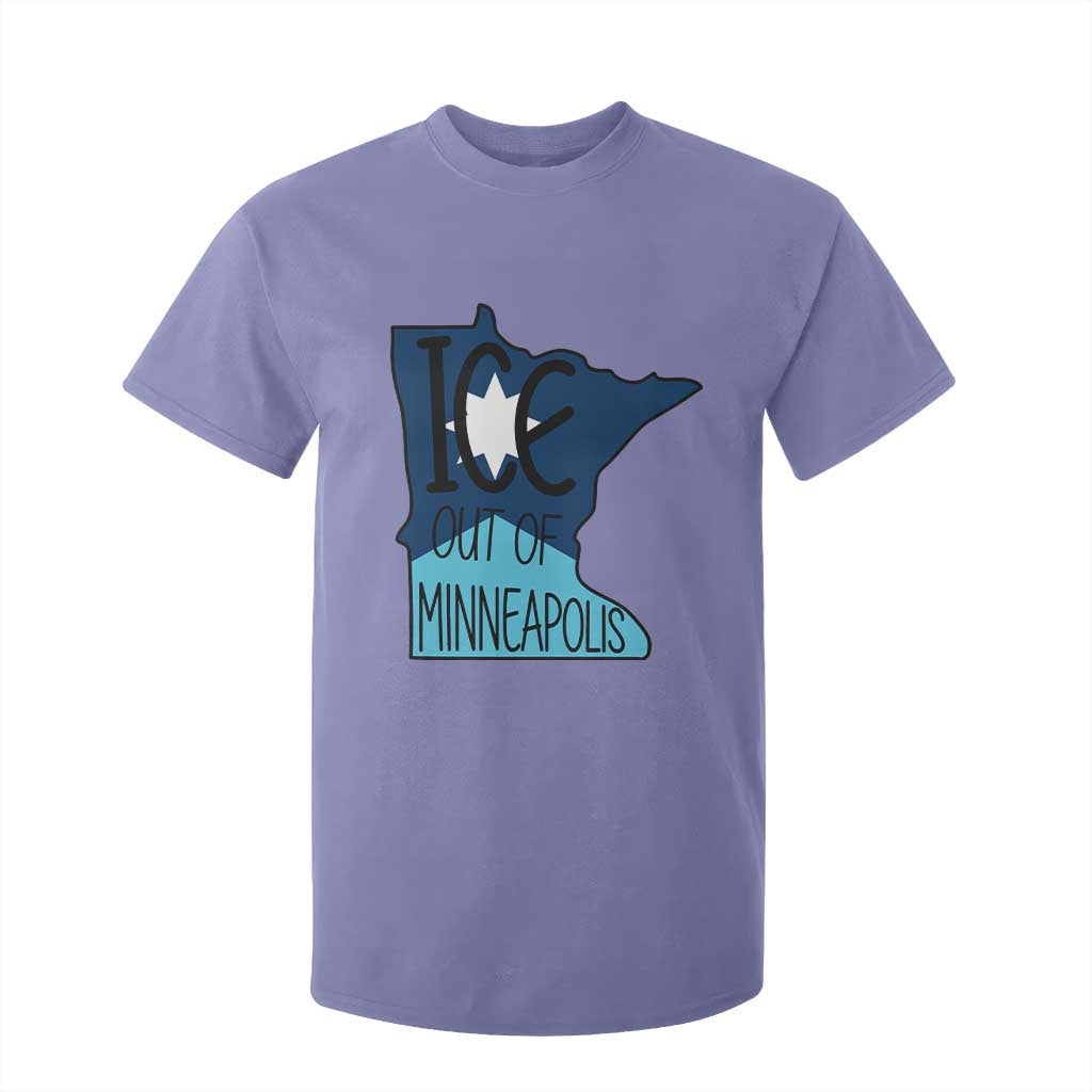 Ice Out Of Minneapolis T Shirt For Kid Minnesota Community Support Gift TS12 Violet Print Your Wear