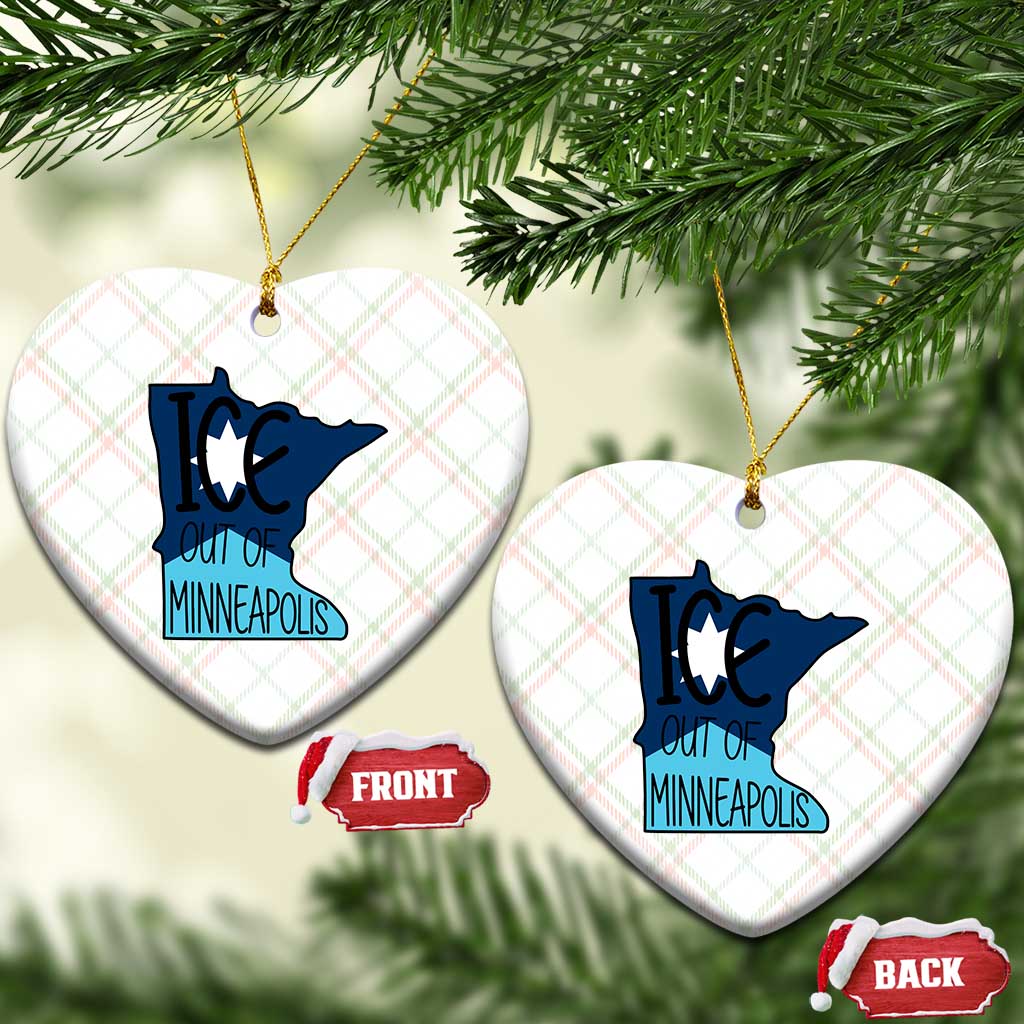 Ice Out Of Minneapolis Ceramic Ornament Minnesota Community Support Gift TS12 Print Your Wear