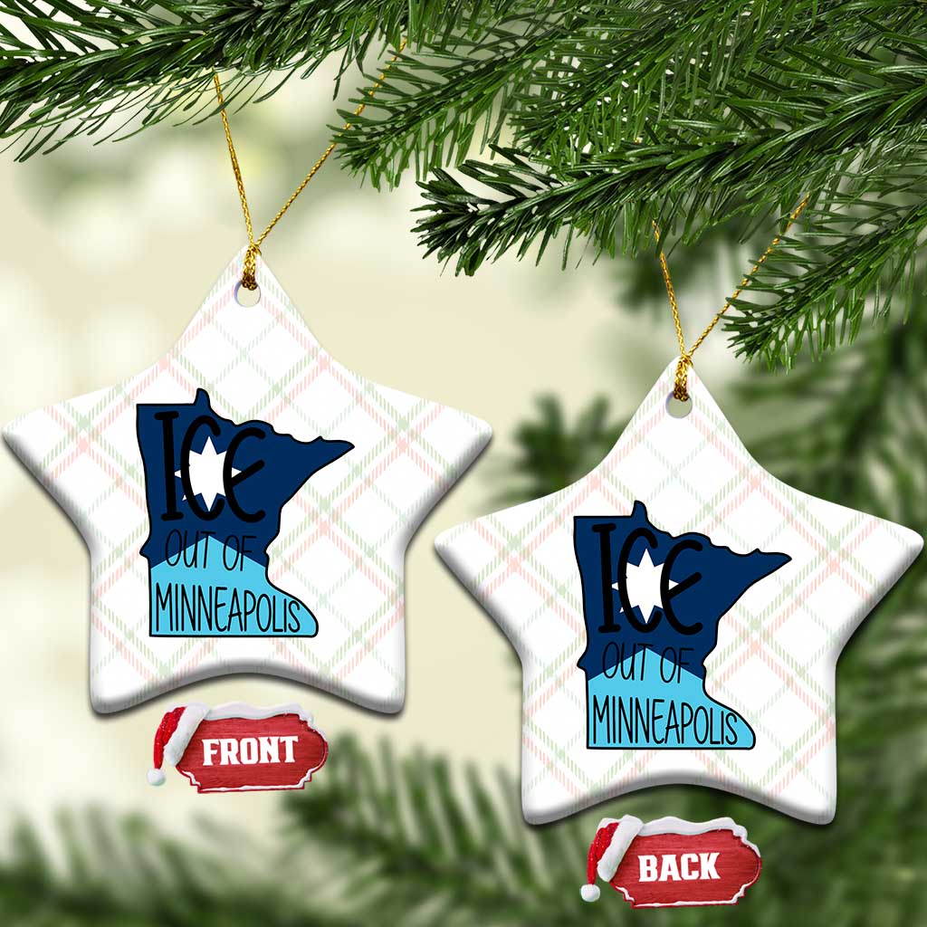 Ice Out Of Minneapolis Ceramic Ornament Minnesota Community Support Gift TS12 Print Your Wear
