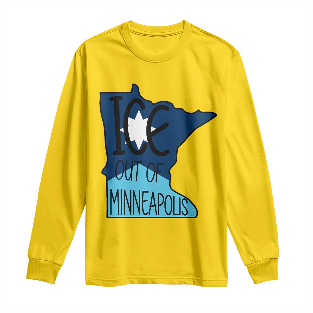 Ice Out Of Minneapolis Long Sleeve Shirt Minnesota Community Support Gift TS12 Daisy Print Your Wear