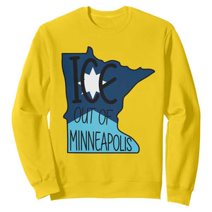 Ice Out Of Minneapolis Sweatshirt Minnesota Community Support Gift TS12 Daisy Print Your Wear