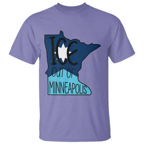 Ice Out Of Minneapolis T Shirt Minnesota Community Support Gift TS12 Violet Print Your Wear