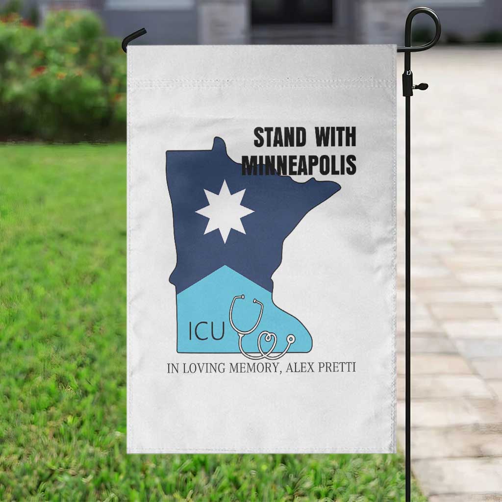 Stand With Minneapolis Garden Flag In Loving Memory Of Alex TS12 Print Your Wear