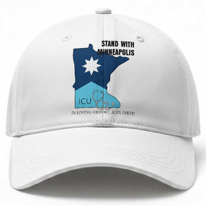 Stand With Minneapolis Baseball Cap In Loving Memory Of Alex TS12 Print Your Wear
