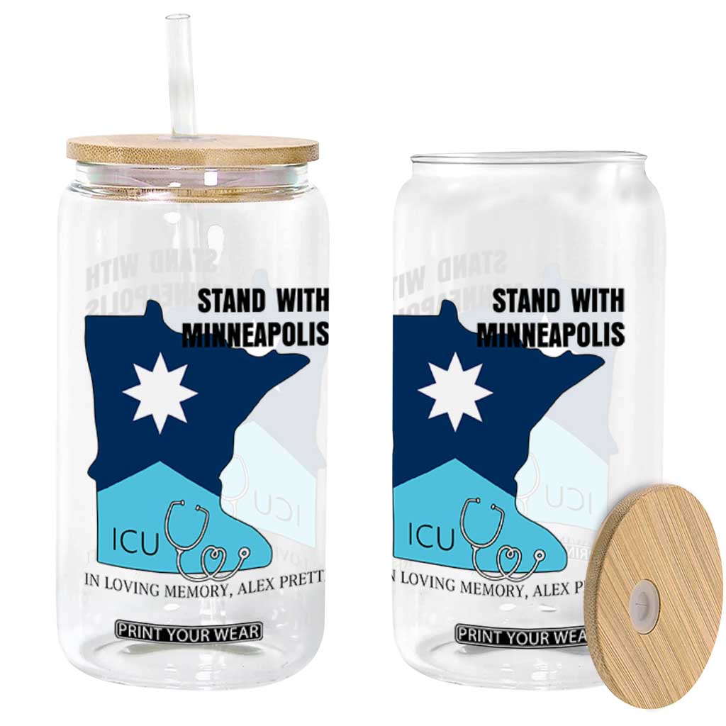 Stand With Minneapolis Glass Can In Loving Memory Of Alex TS12 Print Your Wear