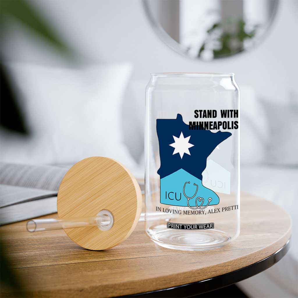 Stand With Minneapolis Glass Can In Loving Memory Of Alex TS12 Print Your Wear