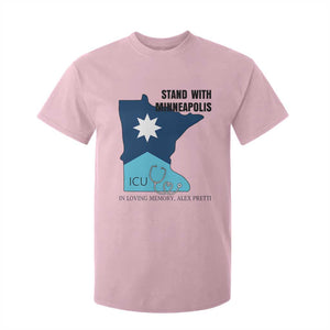 Stand With Minneapolis T Shirt For Kid In Loving Memory Of Alex TS12 Light Pink Print Your Wear