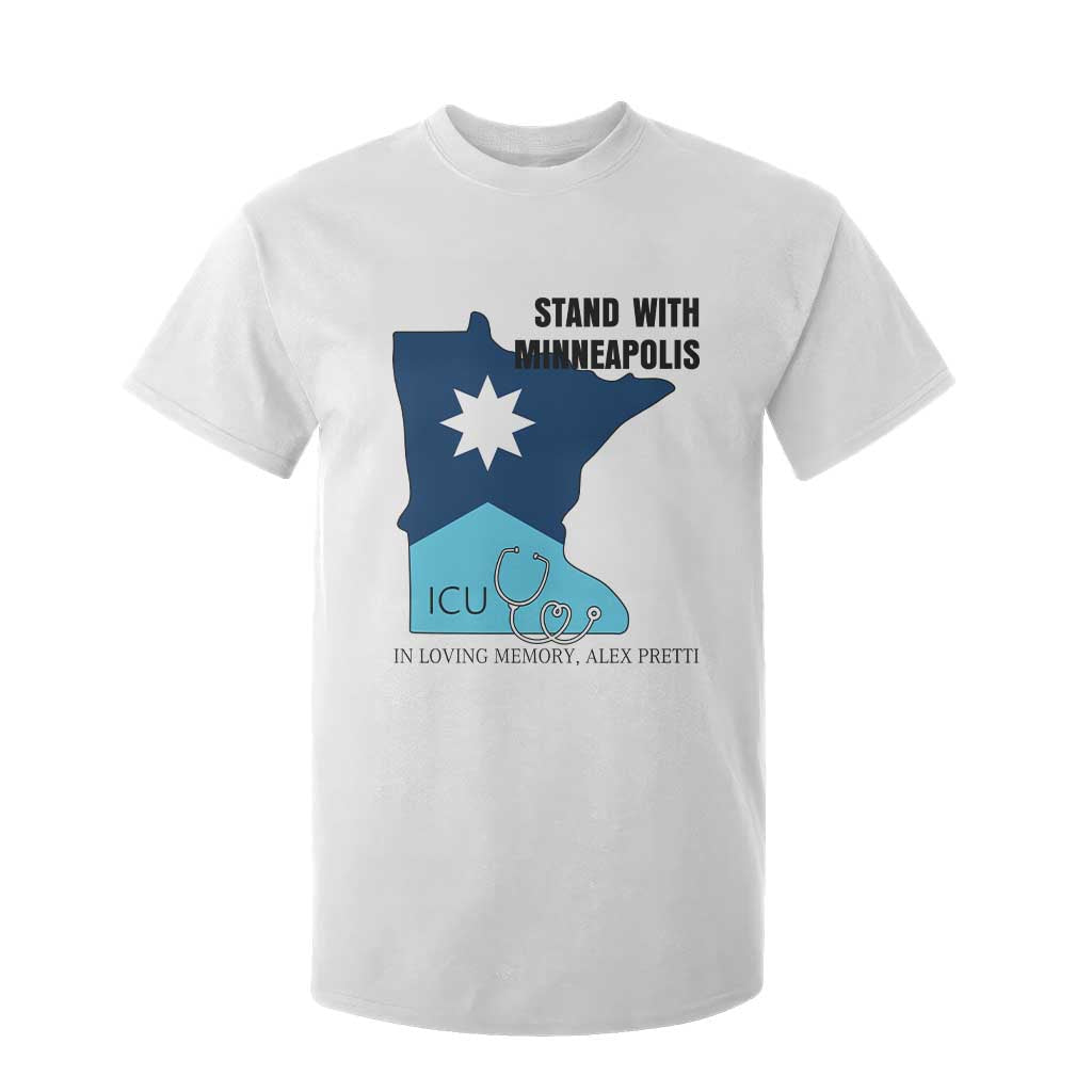 Stand With Minneapolis T Shirt For Kid In Loving Memory Of Alex TS12 White Print Your Wear