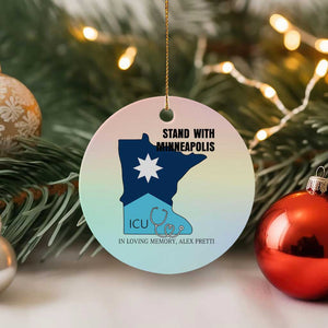 Stand With Minneapolis Ceramic Ornament In Loving Memory Of Alex TS12 1pc Pastel Print Your Wear
