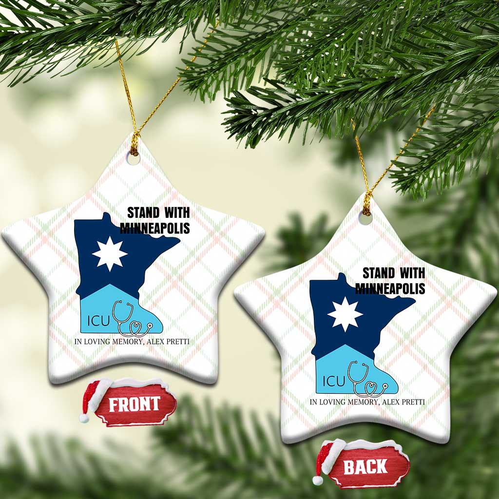 Stand With Minneapolis Ceramic Ornament In Loving Memory Of Alex TS12 Print Your Wear