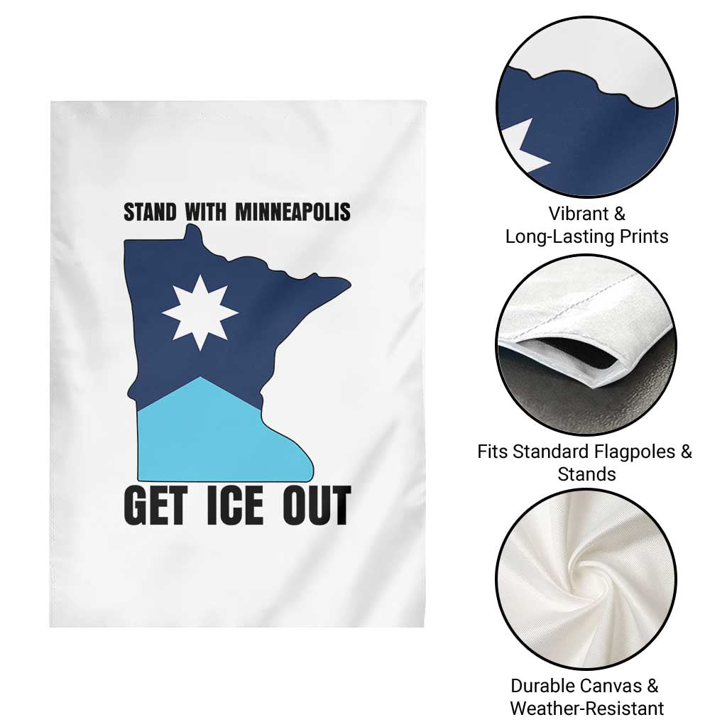 Stand With Minneapolis Garden Flag Social Justice Support TS12 Print Your Wear