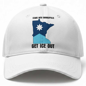 Stand With Minneapolis Baseball Cap Social Justice Support TS12 Print Your Wear
