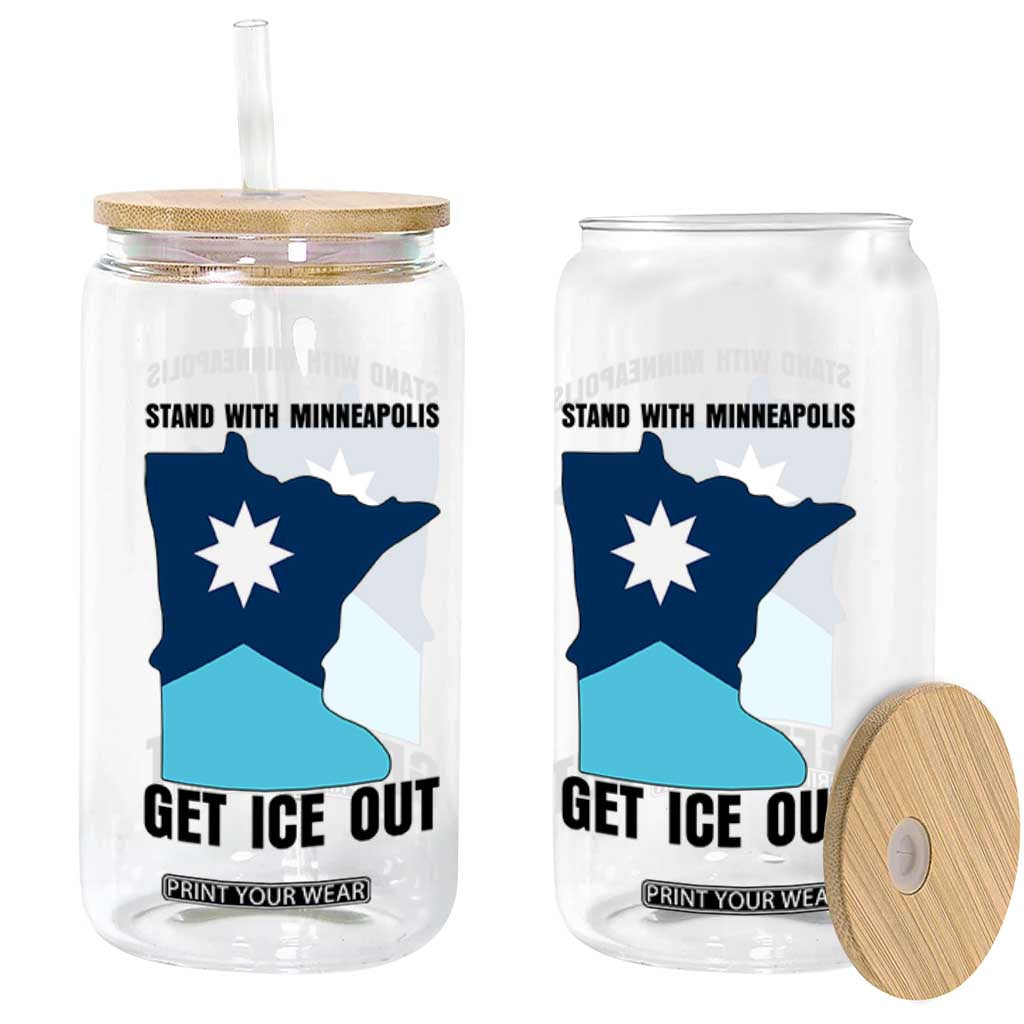 Stand With Minneapolis Glass Can Social Justice Support TS12 Print Your Wear