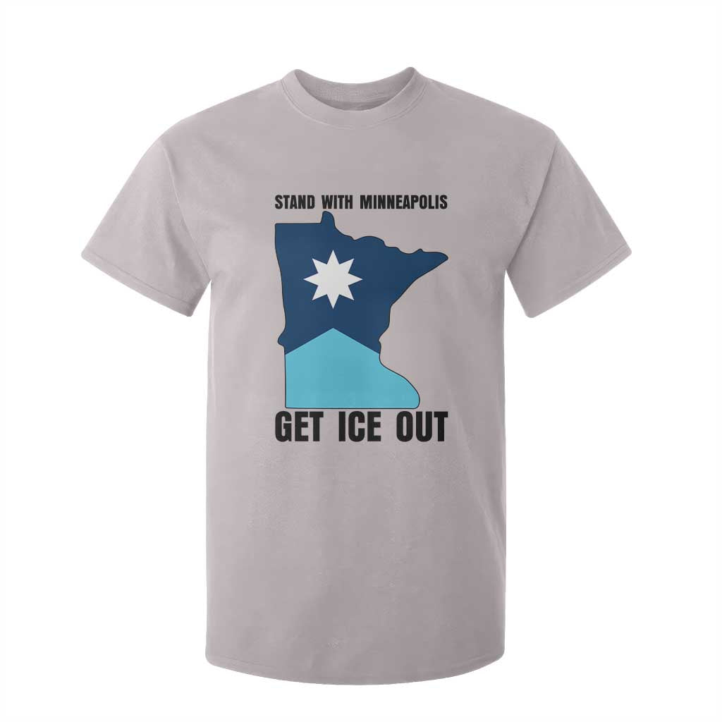 Stand With Minneapolis T Shirt For Kid Social Justice Support TS12 Ice Gray Print Your Wear