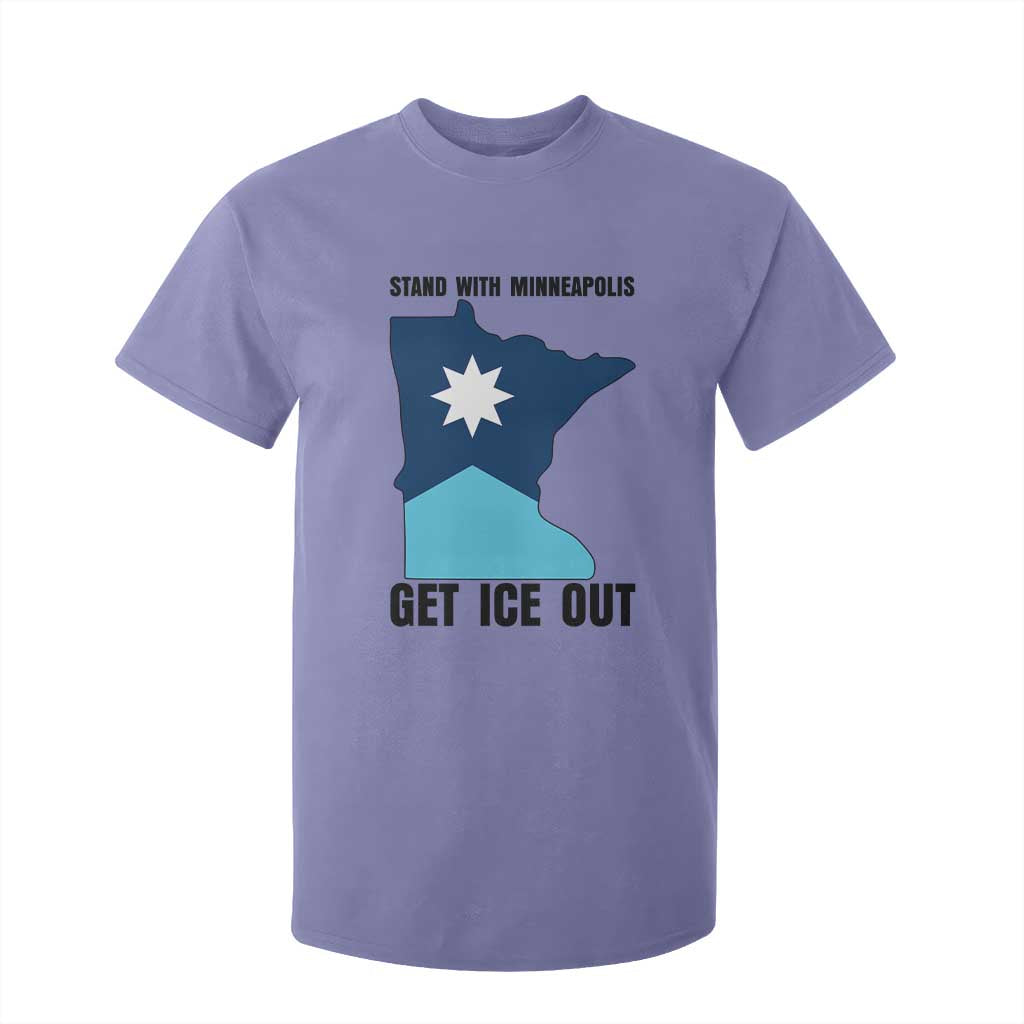Stand With Minneapolis T Shirt For Kid Social Justice Support TS12 Violet Print Your Wear