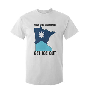 Stand With Minneapolis T Shirt For Kid Social Justice Support TS12 White Print Your Wear