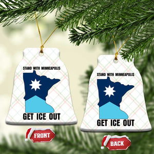 Stand With Minneapolis Ceramic Ornament Social Justice Support TS12 Print Your Wear