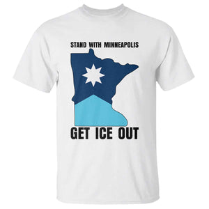 Stand With Minneapolis T Shirt Social Justice Support TS12 White Print Your Wear