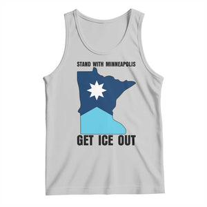 Stand With Minneapolis Tank Top Social Justice Support TS12 Ash Print Your Wear